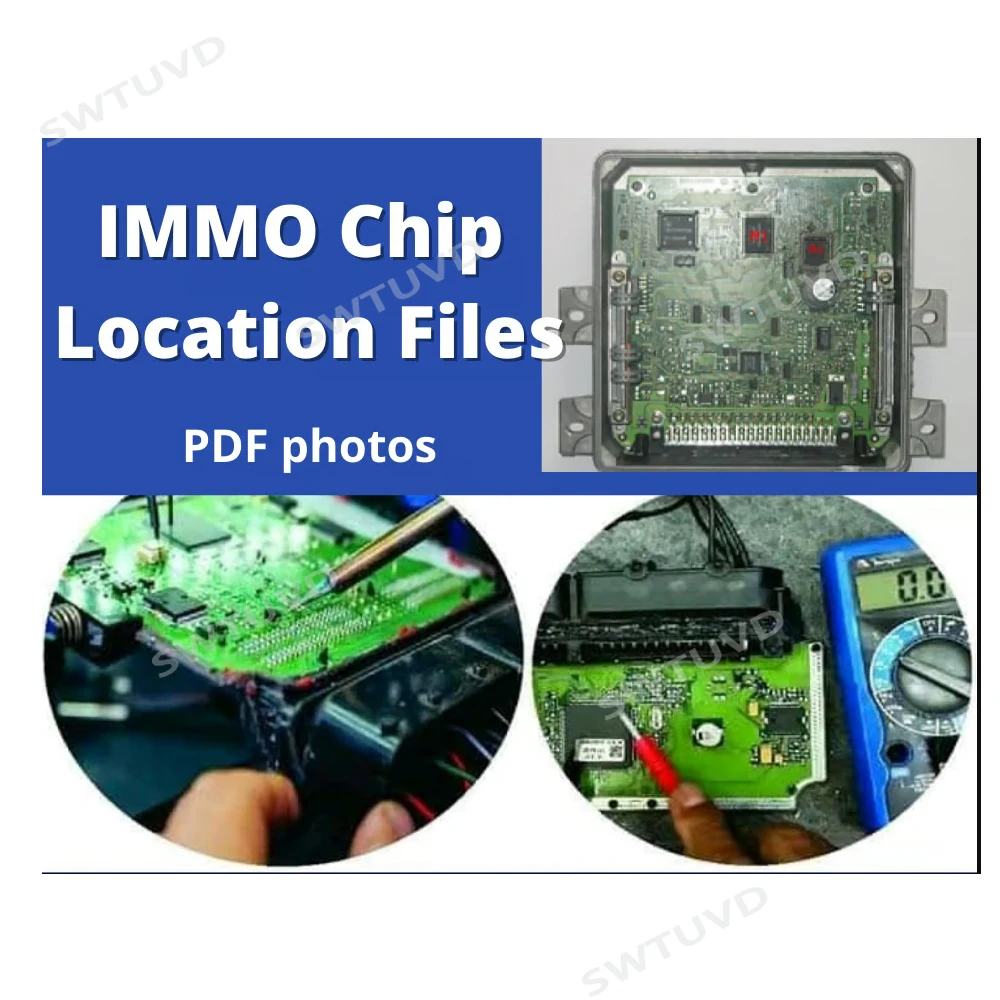 53 ECU IMMO Chip Location Files How to Repair Automotive Module Bonus All Datasheets+Memory Diagrams For ECU Programming