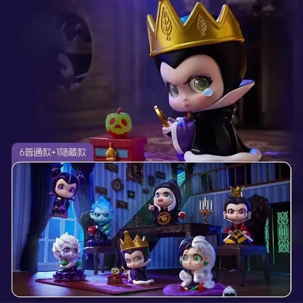 Disney original personagens vilinosos coleção figura caixa surpresa caixa cega moda na moda decoração de mesa presente