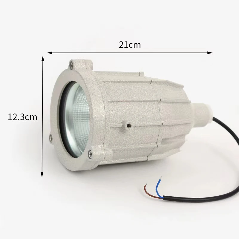 1Pcs Explosion Proof LED Hole Light 5/10/15/20/30/40W Projection Lamp Waterproof Reaction Kettle Mirror Light For Factory