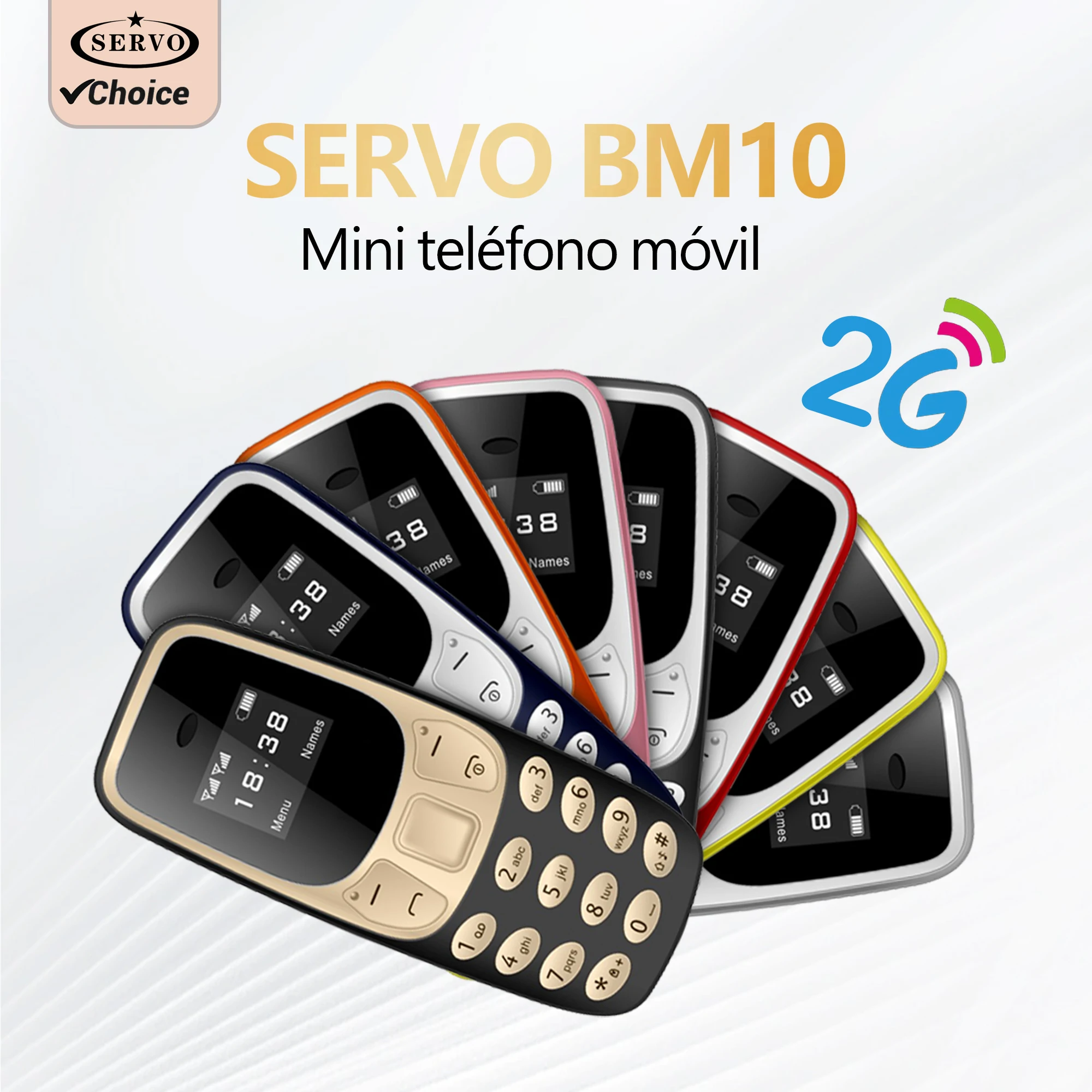 Mini teléfono móvil BM10, 2 tarjetas SIM, auricular Bluetooth, cambiador de voz, grabación de voz de baja radiación, teléfono móvil pequeño multilingüe