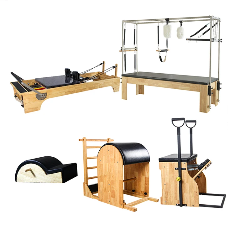 for Portable Wood Pilates Studio Reformer for Home Use