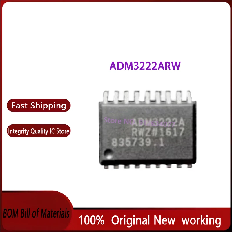 

Новые и оригинальные 10 шт. ADM3222ARWZ ADM3222ARW ADM3222 SOP-18