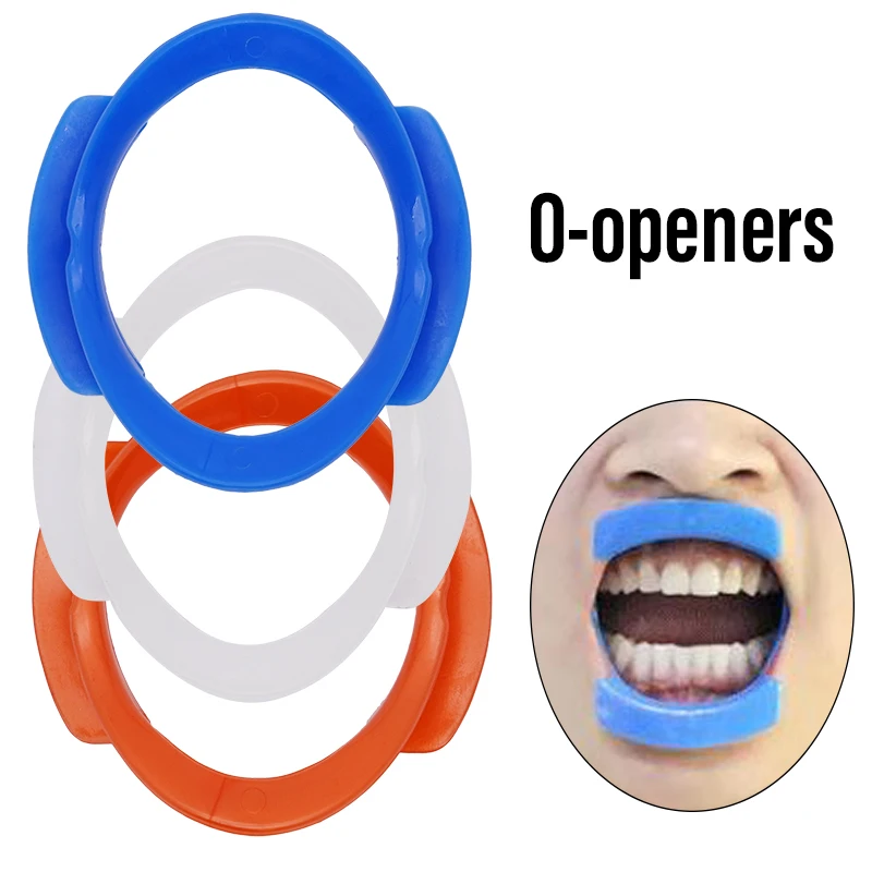 

2pcs Dental O-Shape Cheek Retractor Mouth Opener Cheek Expand Dentistry Orthodontic Consumables Oral Care
