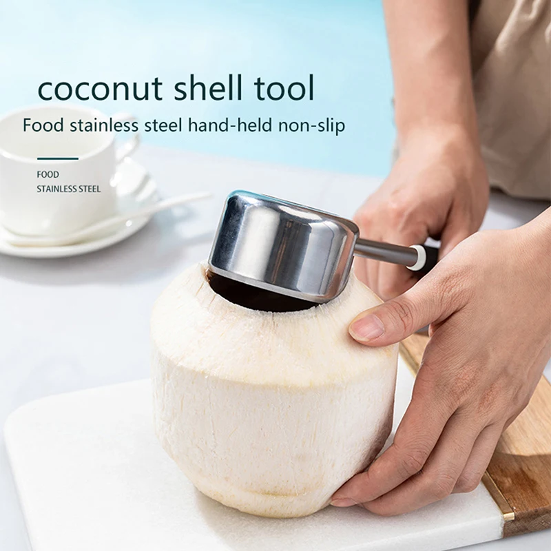 1Pc Durable Coconut Opener Tool Stainless Steel Coconut Opener Hole Maker Puncher Coconut Meat Opener