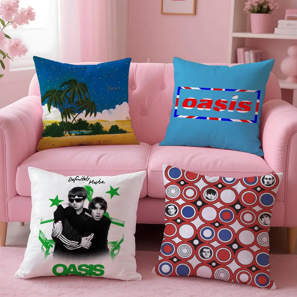 band Oasis Cushion Cover Cushion Cover 4Pcs 50x50 45x45 40x40 Pillowcase Decorative Sofa Home Decor