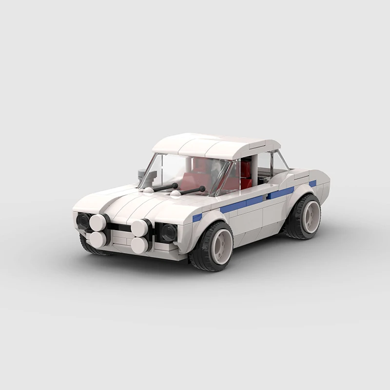 

MOC Classic Racing Car Creative Building Block Assembly Model Toy, DIY car model assembly, collectible for home decoration, gift