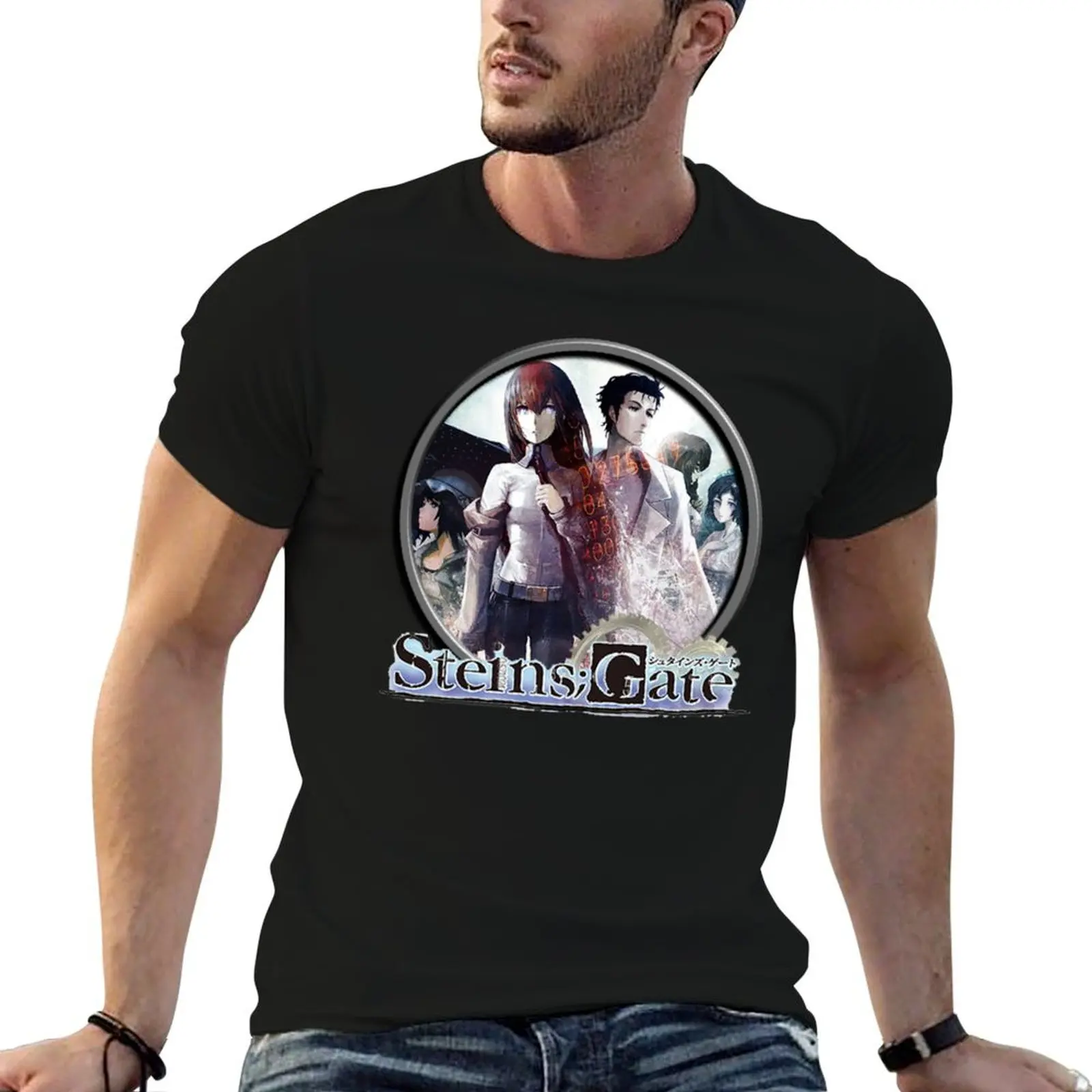 

Steins;Gate T-Shirt man t shirts cotton t shirt man designer man t shirts graphic T-Shirt