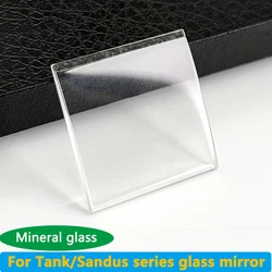 Square Mineral Glass Hd Watch Glass Accessories For CARTIER Tank Santos Double Bridge Single bridge High Definition Watch Lens