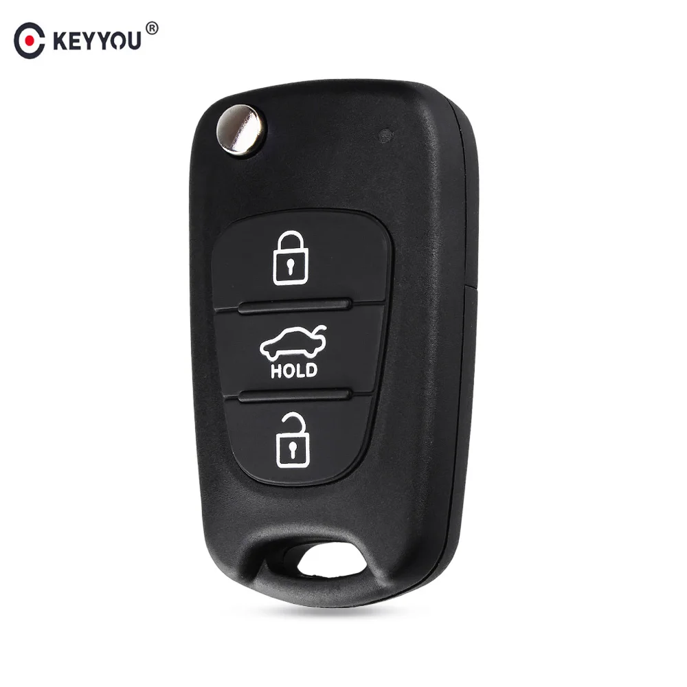 KEYYOU çevirme katlanır uzaktan otomatik araba anahtarı kabuk Kia Rio 3 Picanto Ceed Cerato Sportage K2 K3 K5 Soul hyundai için anahtar kutu