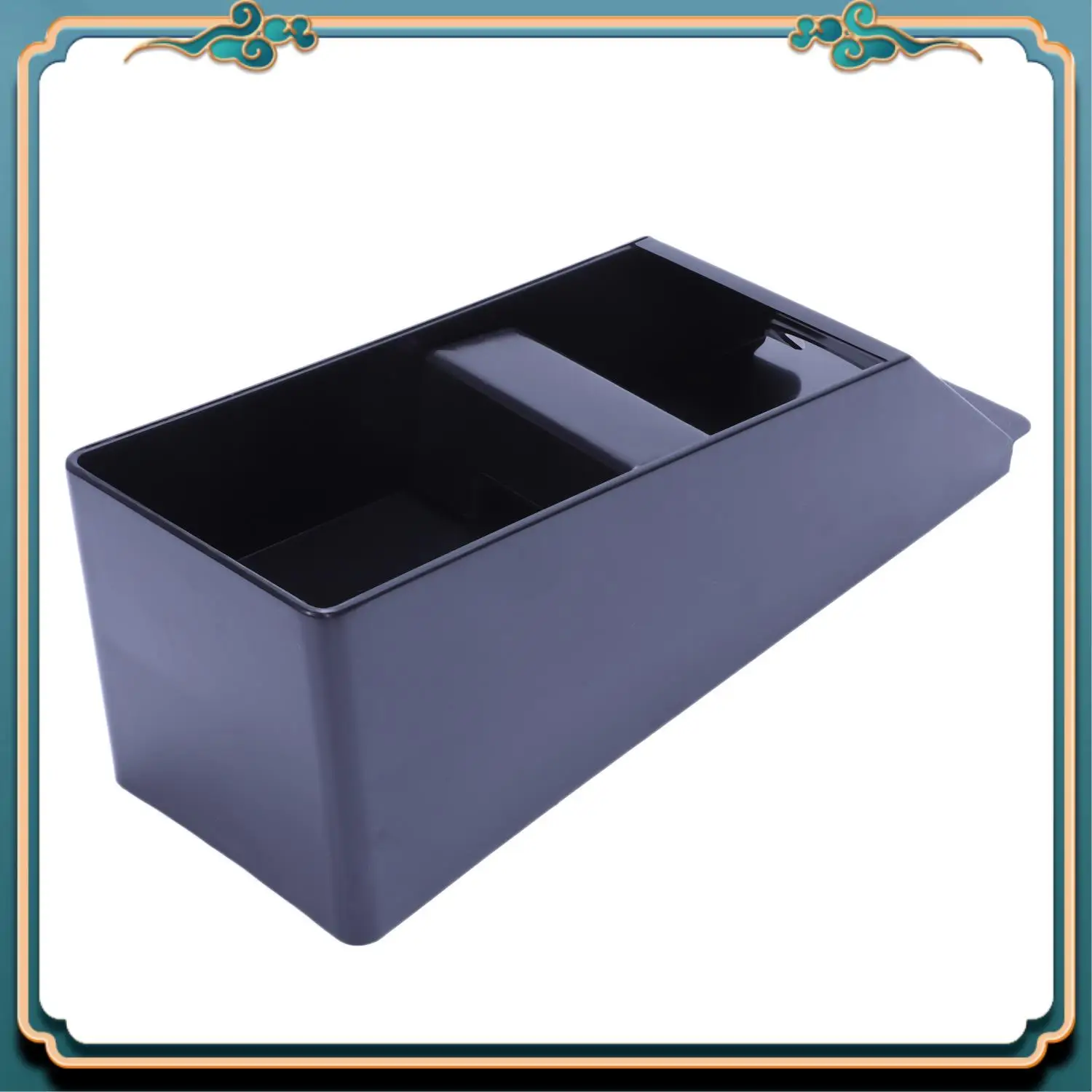 ABJG-2 قطعة حذاء بطاقة البوكر الاحترافي Deluxetexas Hold'em Baccarat Poker Dealer 1-6 نائب اختياري (أسود وشفاف)