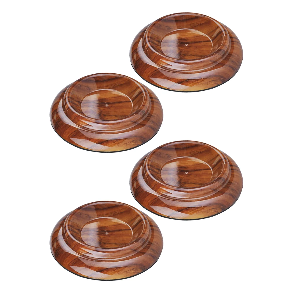 Piano Mat Exquisite Feet Foot Floor Pad Wood Grain Mats Accessory Protective Pads