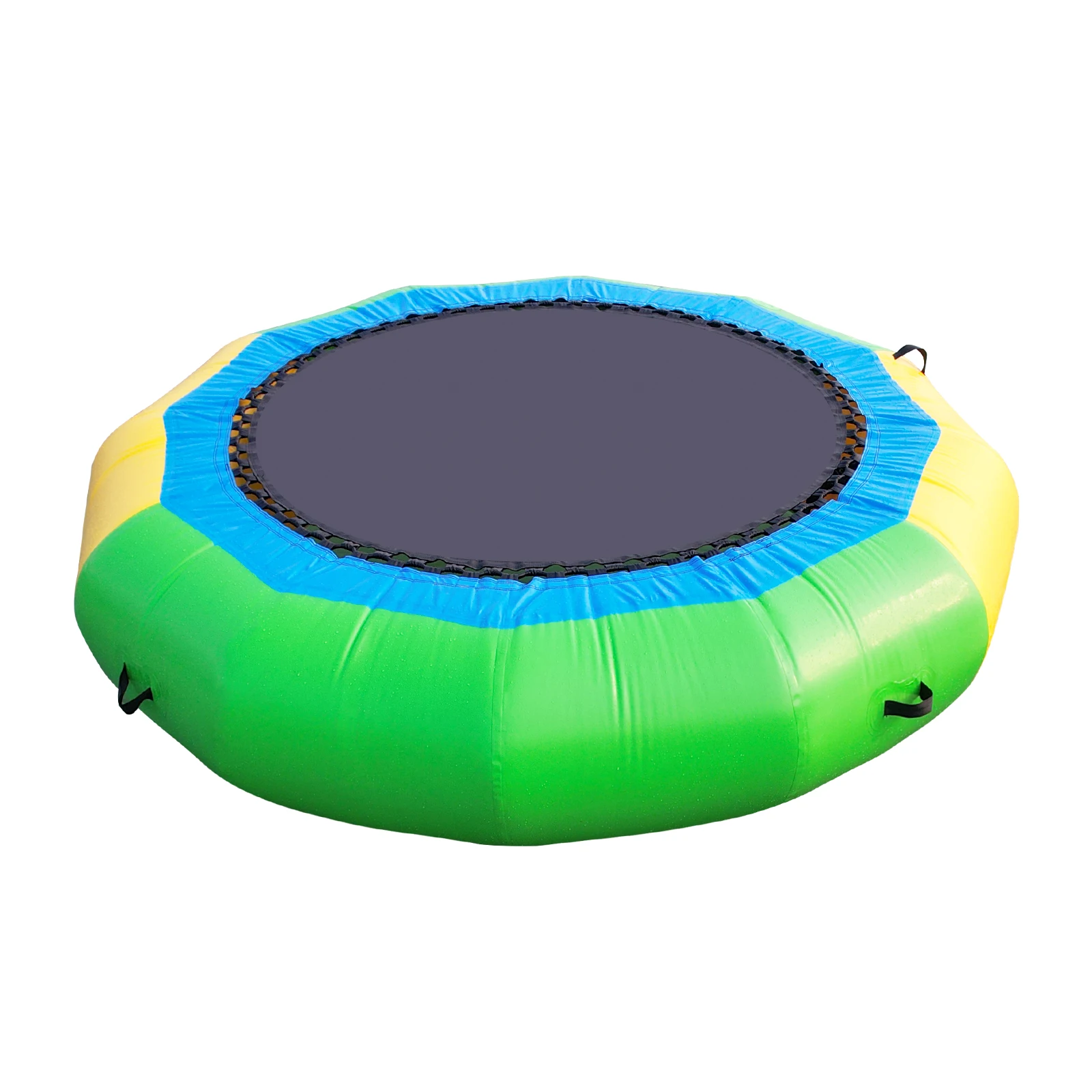 

//Inflatable Water Trampoline Recreational Water Bouncer Floating Water Trampoline Kids Adults Portable Bounce Swim Platform