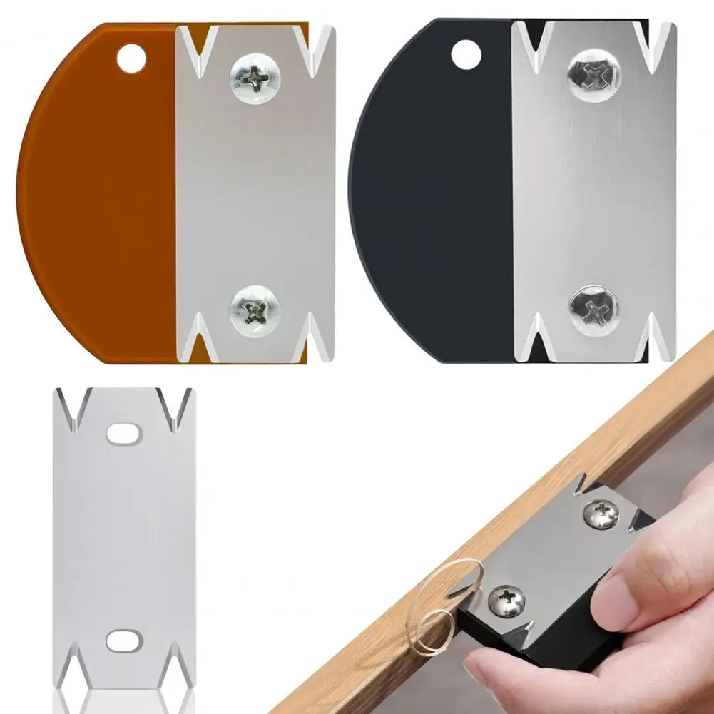 Stainless Steel Blade Trimmer Wood Edge Banding Trimmer Cutter with Stainless Steel Blade Wooden Handle for Woodworking