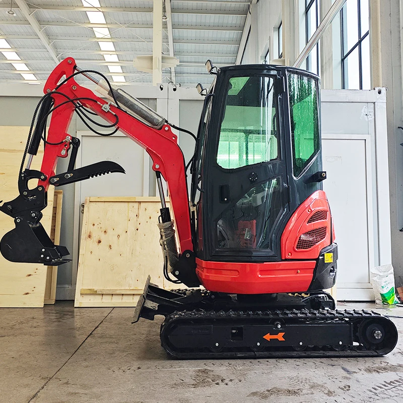 Free Shipping Mini Excavator 2 Ton EPA Euro 5 Kubota Engine Crawler Digger Farm Chinese Mini Excavator Machine