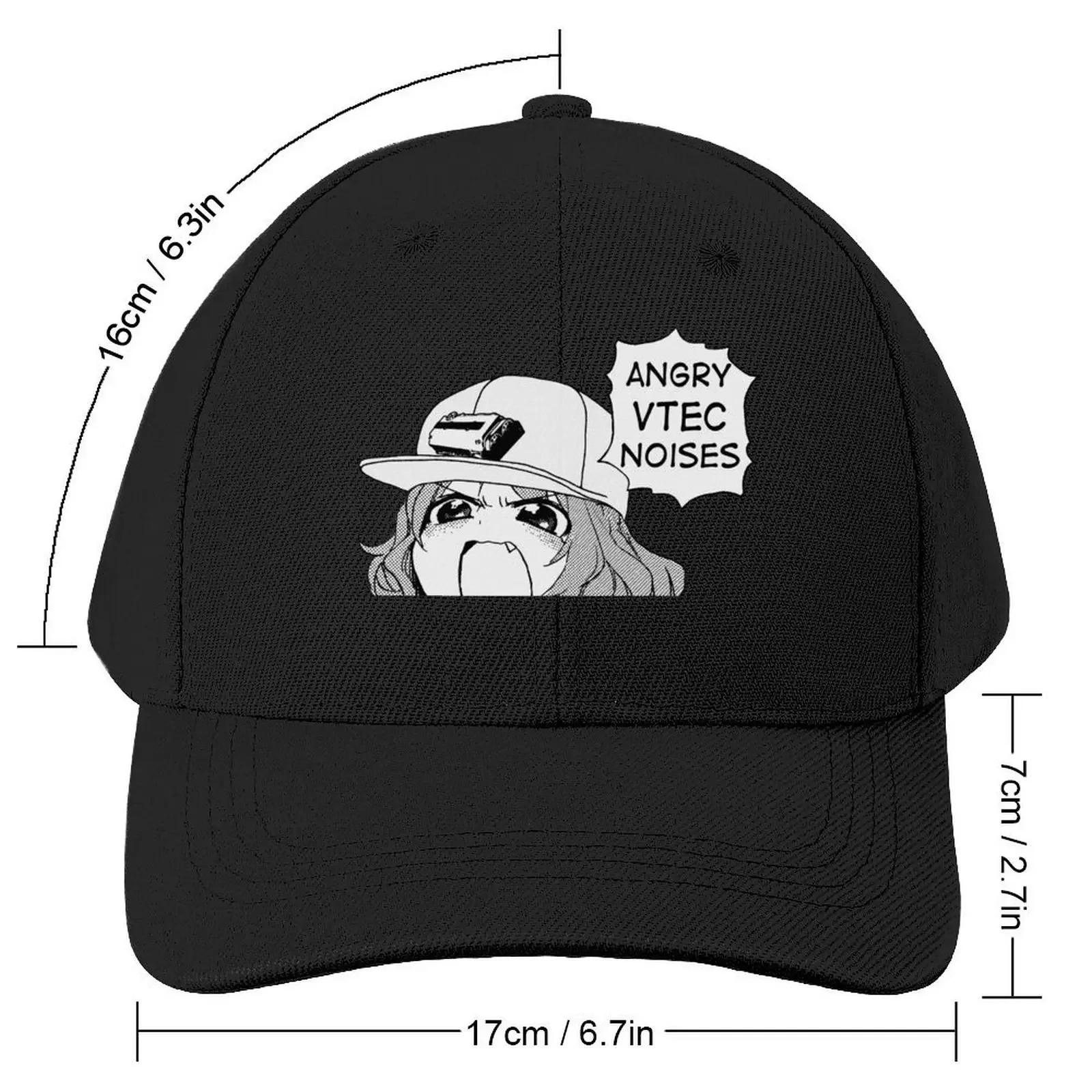 VTEC Angry Noises JDM Car (Ver. 2) Baseball Cap Hip Hop party Hat Fashion Beach Hood Women's Hats Men's