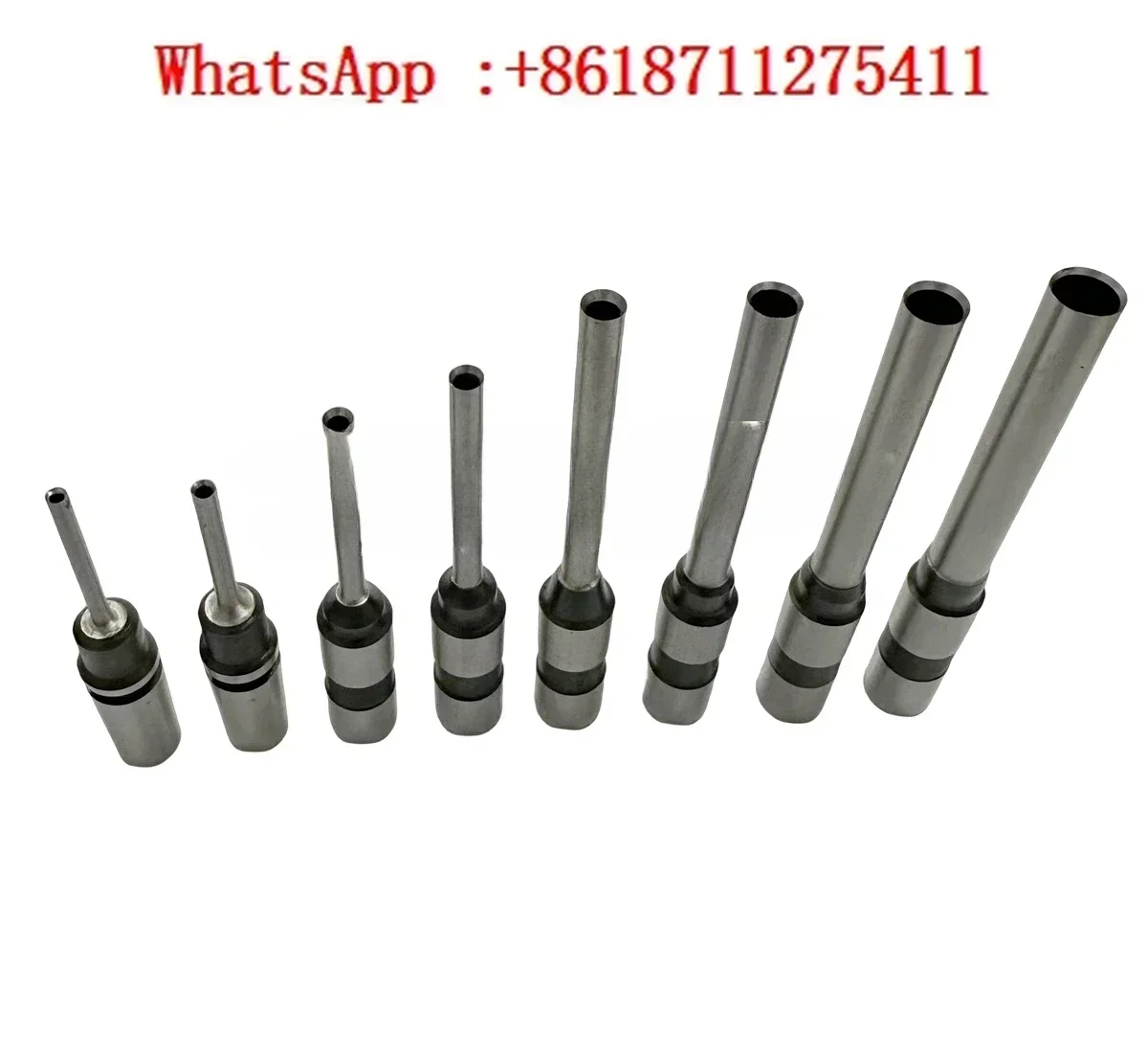 3Pcs Hollow Paper Drill Bits Straight Shank For Punching Machine 3-8mm Hole Punching Diameter Specific For Papers