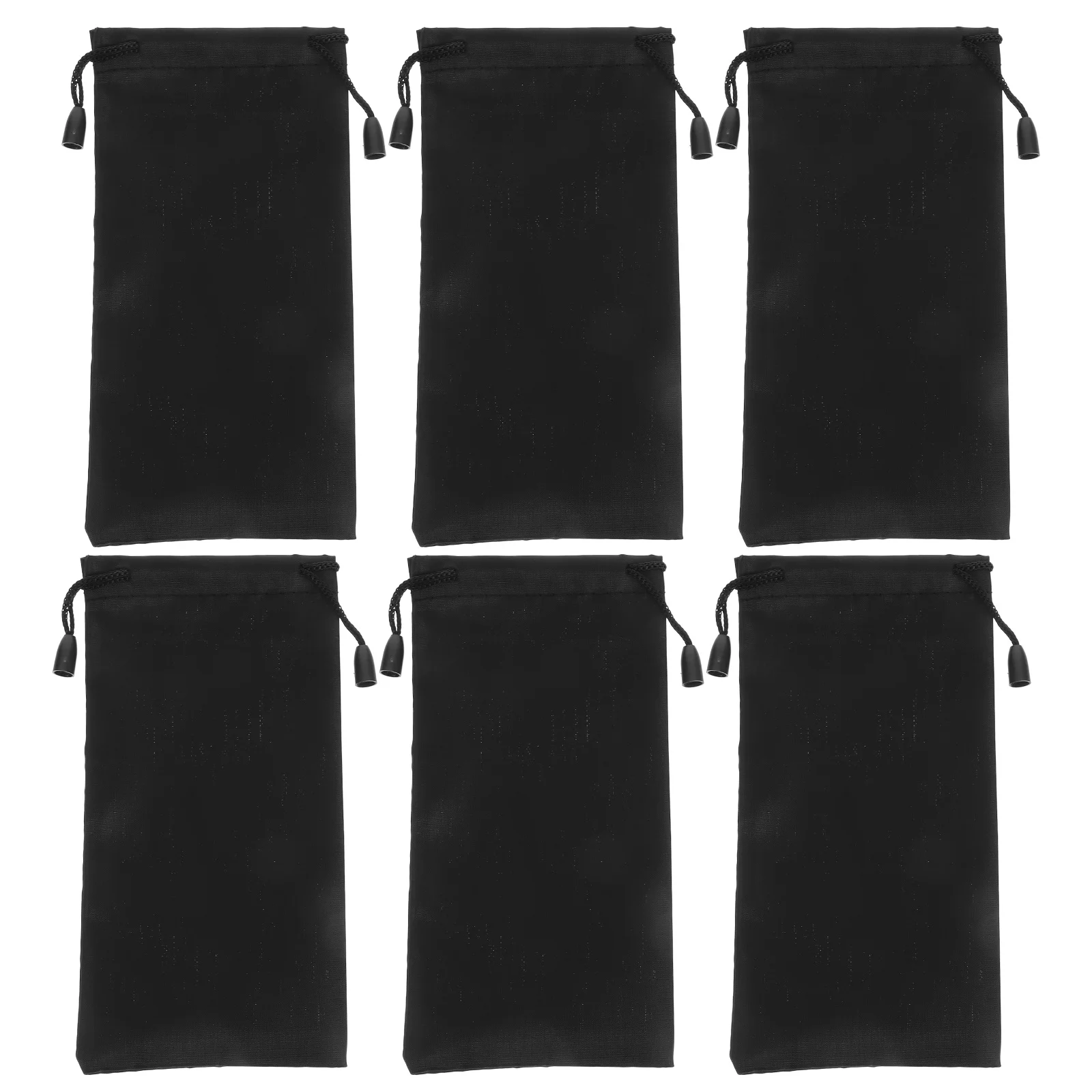 

10Pcs Drawstring Eyeglass Bag Soft Cloth Pouch for Sunglasses Lightweight Portable Organizer for Travel Home Or Office Use