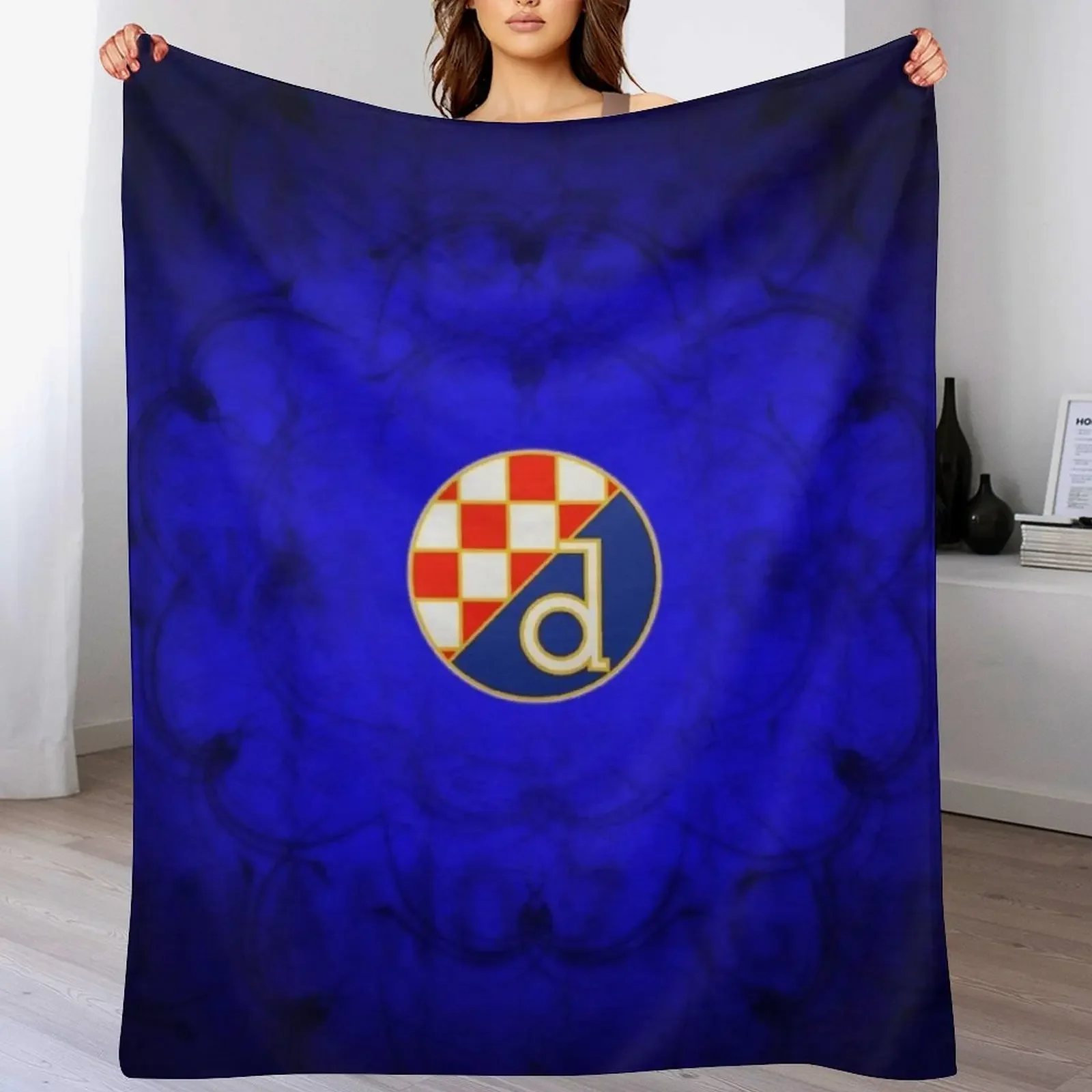 GNK Dinamo Zagreb Throw Blanket Soft Sherpa Fleece Warm Blanket for Winter
