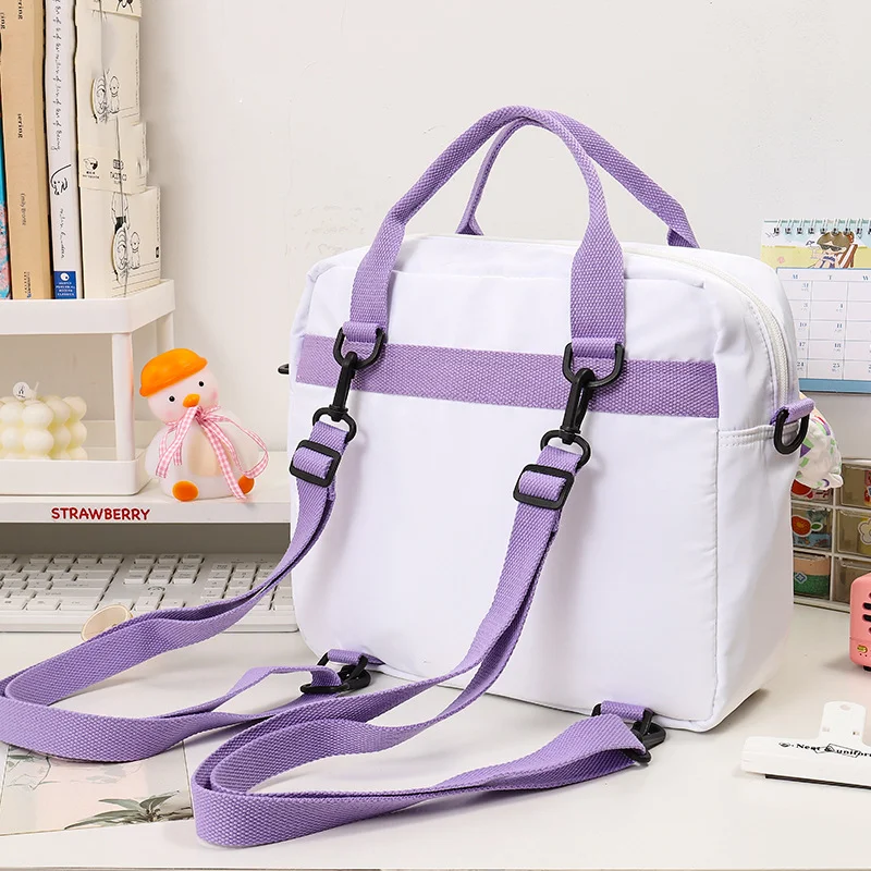 New Disney Buzz Lightyear Strawberry Bear Crossbody Cute Plush Doll ciondolo Canvas Leisure borsa per Computer da esterno di grande capacità