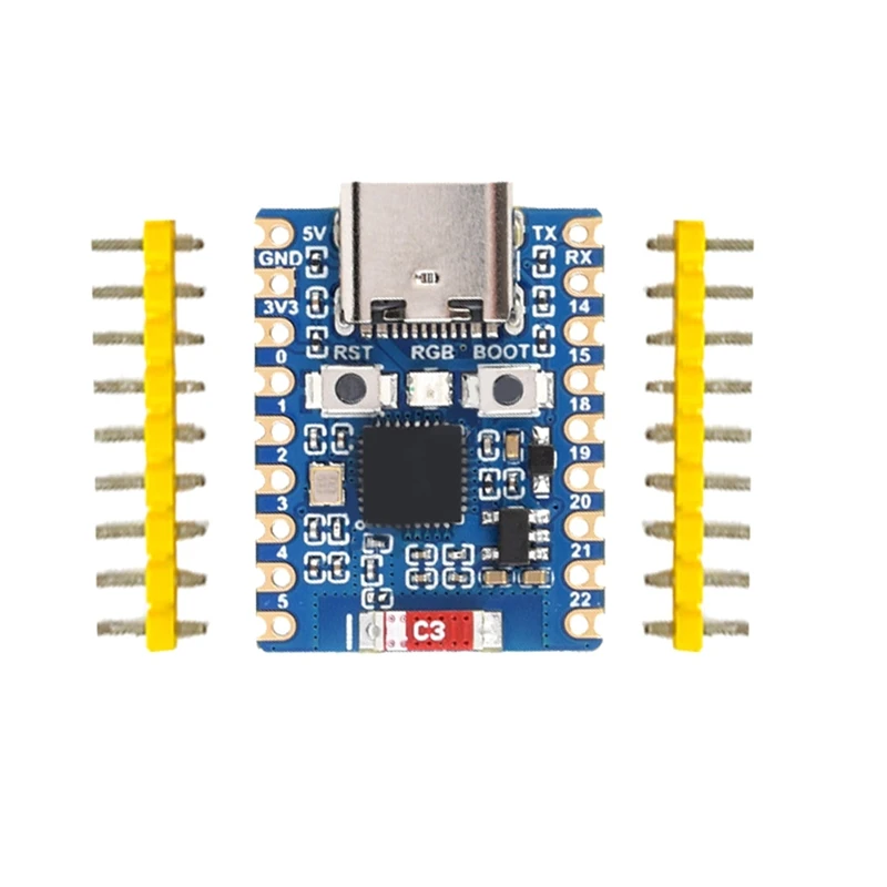 

ESP32 Development Board ESP32-C6 Mini Development Board Based On ESP32-C6FH4 Dual Processors 2.4Ghz Wifi 6 & Bluetooth 5