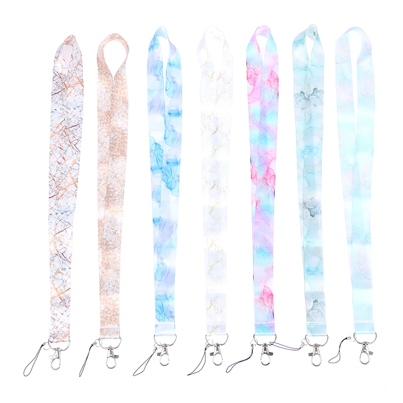 1pc Cute Neck Strap Lanyards Keychain Badge Holder ID Card Pass Hang Rope Lariat Lanyard for Key Rings Accessories DIY Hang Rope