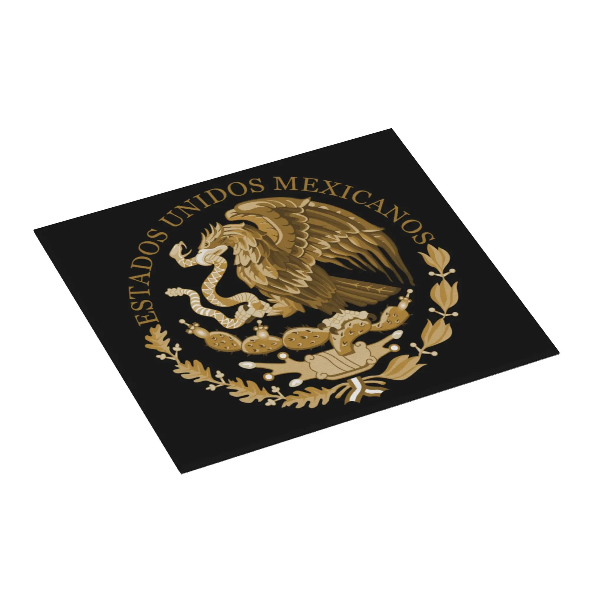 Drying Mat For Kitchen Mexico Coat Of Arms Water Absorbent Waterproof Reusable  On Slip Kitchen Counter Protector Mat