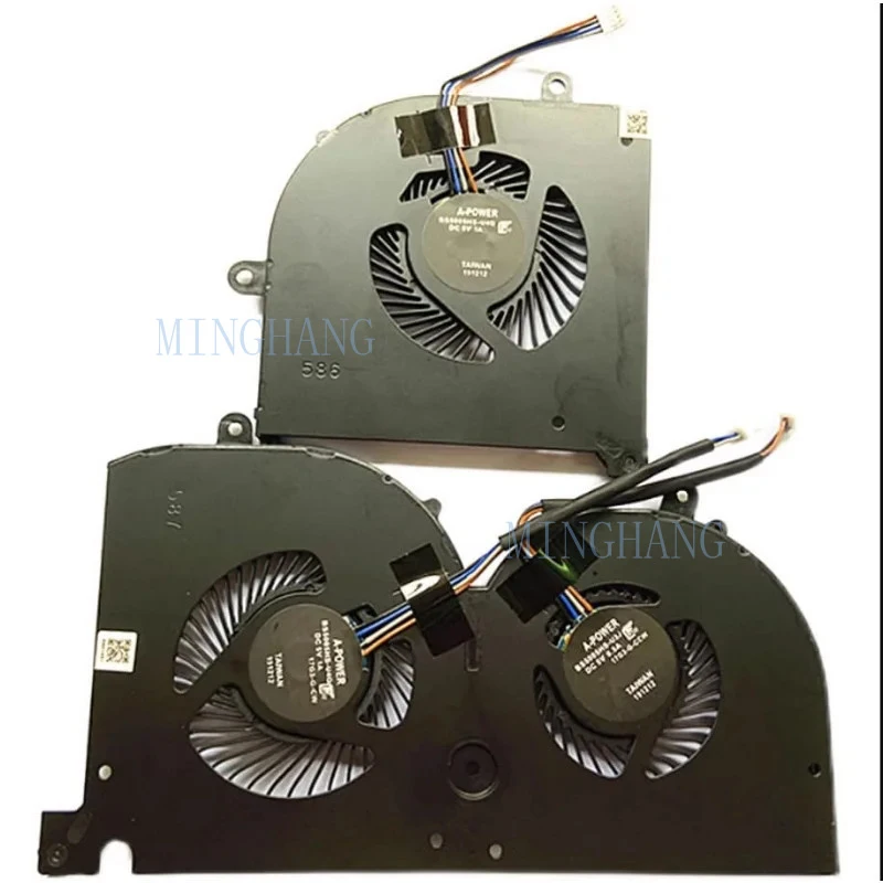 M   CPU+GPU Cooling Fan for MSI GS75 P75 WS75 MS-17G1 MS-17G2 MS-17G3 BS5005HS-U3I
