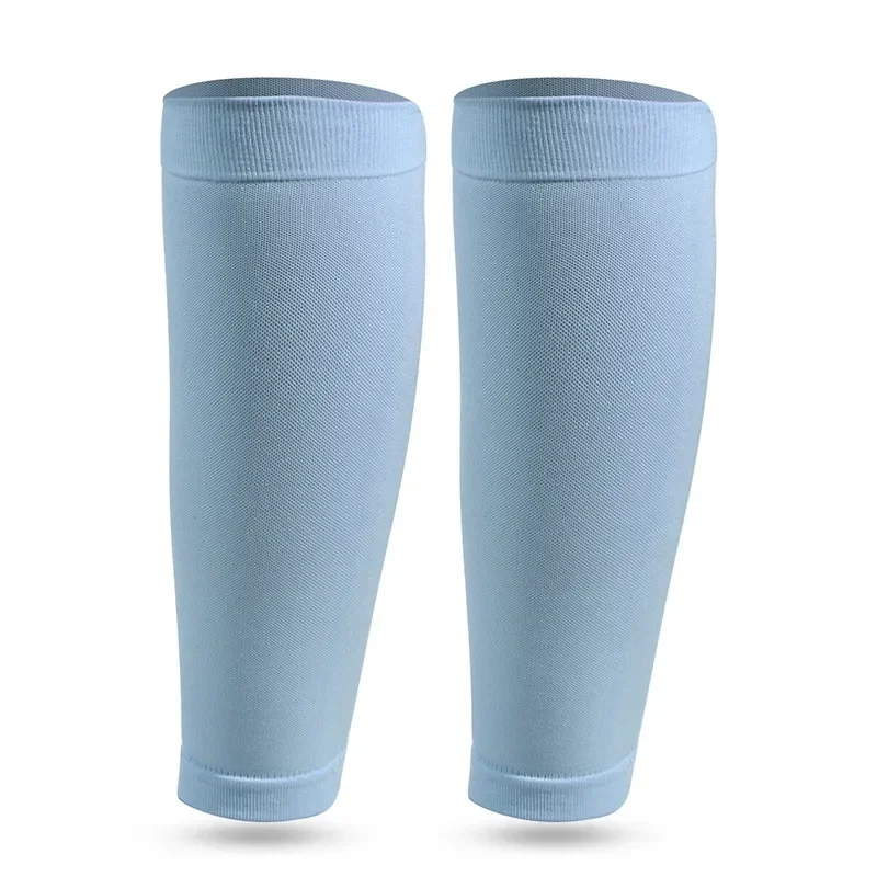 2 stks Kalf Guard Compressie Lange Sokken Kousen Elastische Pijnbestrijding Been Mouw voor Voetbal Running Beenwarmers Protector Pad