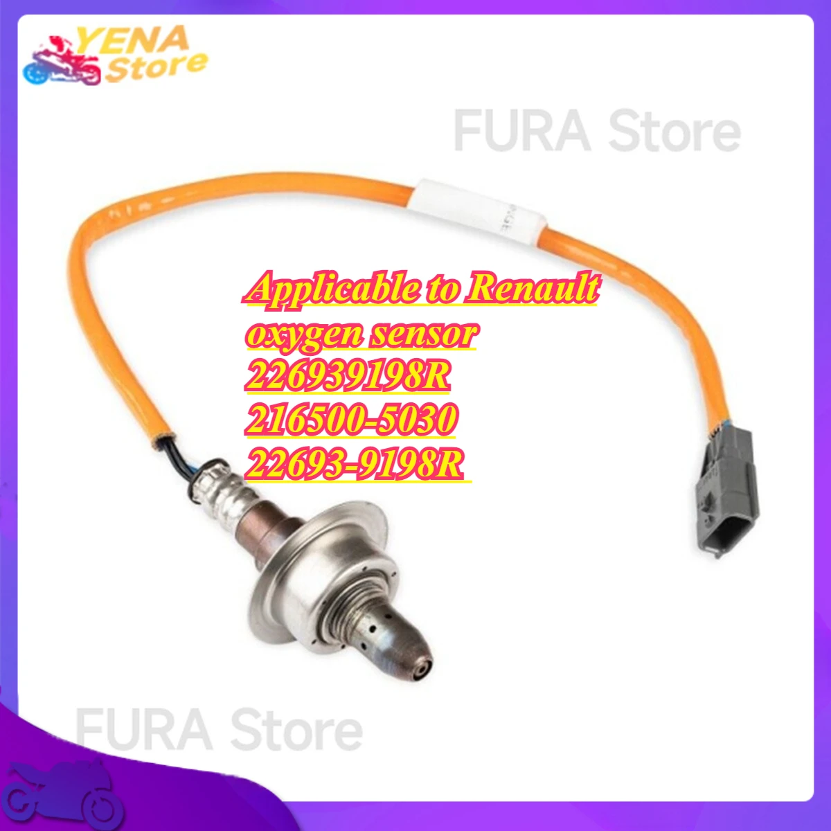 

Applicable to Renault oxygen sensor 226939198R 216500-5030 22693-9198R Detector Oxygen Sensor Automotive Parts