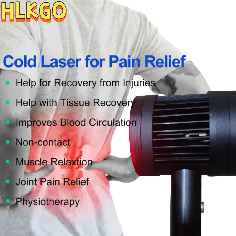 

5W Smart Portable Cold Laser Machine 25 Diodes 808nm 650nm - Digital Control Physiotherapy Device for Neuropathy Pain