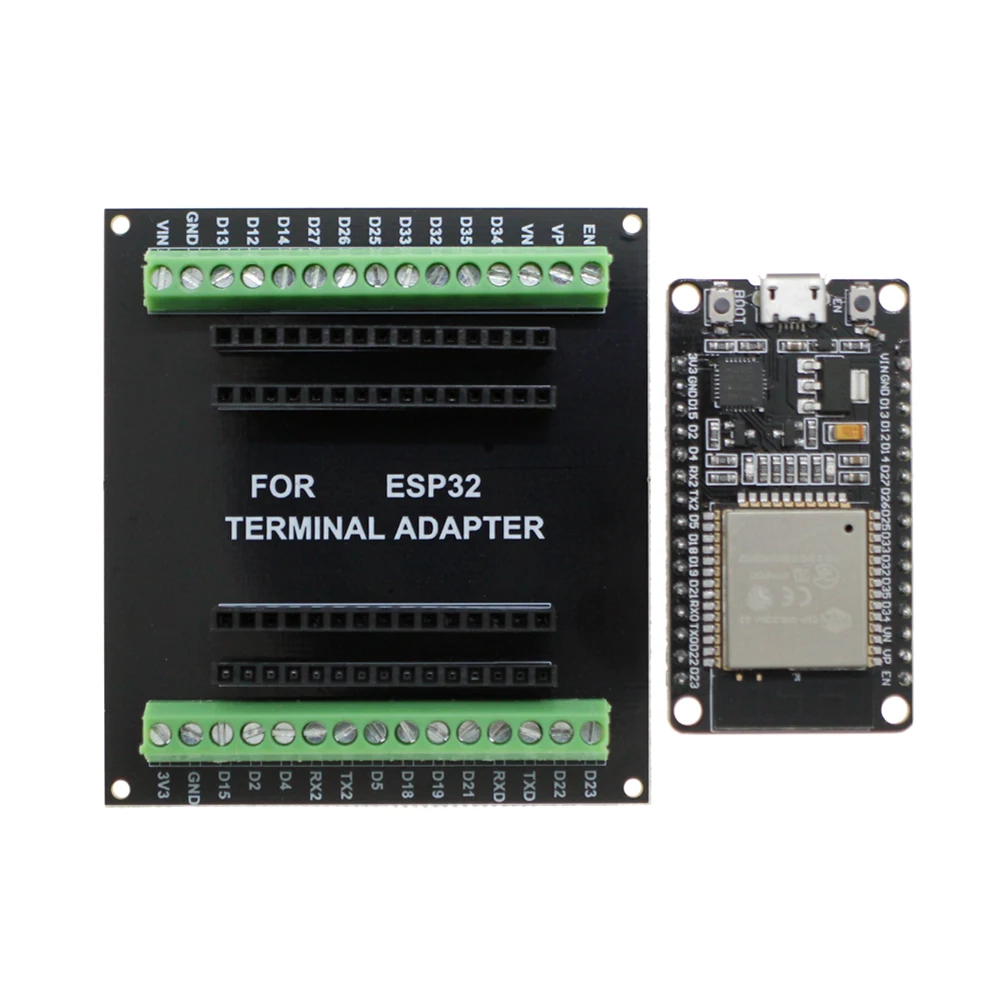 ESP32 Expansion Board MICRO USB Interface NodeMCU-32S Lua 38Pin Low Power Consumption GPIO Expansion Board Bluetooth-compatible