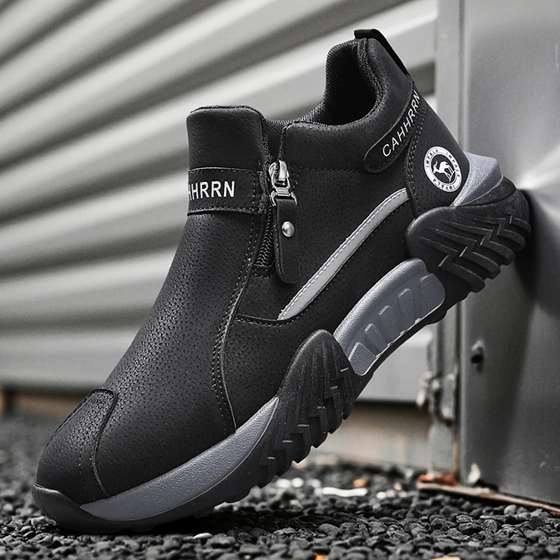 أحذية أكسفورد للرجال أحذية كاجوال للاستخدام الخارجي أحذية مشي مريحة للرجال متينة وخفيفة الوزن #1