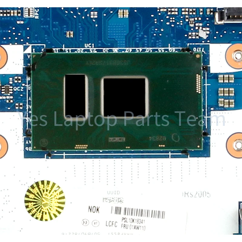 NM-A561 لينوفو ثينك باد E560 اللوحة الرئيسية للكمبيوتر المحمول 01AW105 SR2EY i5-6200U UMA اللوحة الأم للكمبيوتر المحمول 100% تم اختبارها