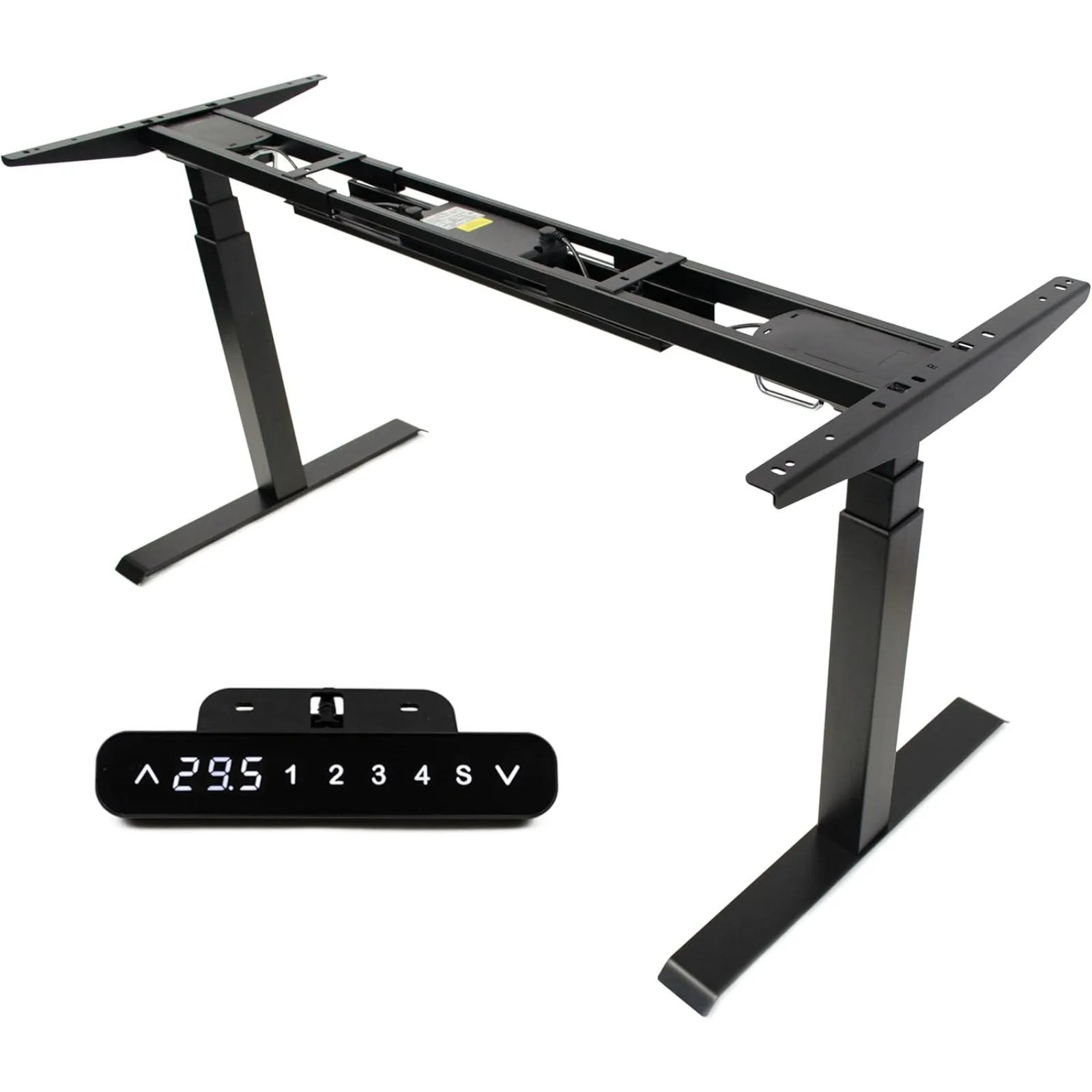 US K Series Adjustable Desk Legs High Low Range 3 Stage with Dual Motor Legs Electric Adjustable Standing Desk Frame for Home.