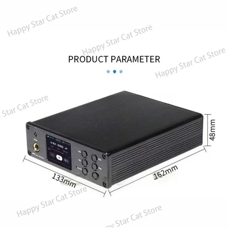 Dual Parallel ES9038Q2M+CPLD Digital Shaping Full Format NP10 Lossless Playback Decoding Ear Amplifier Integrated Machine