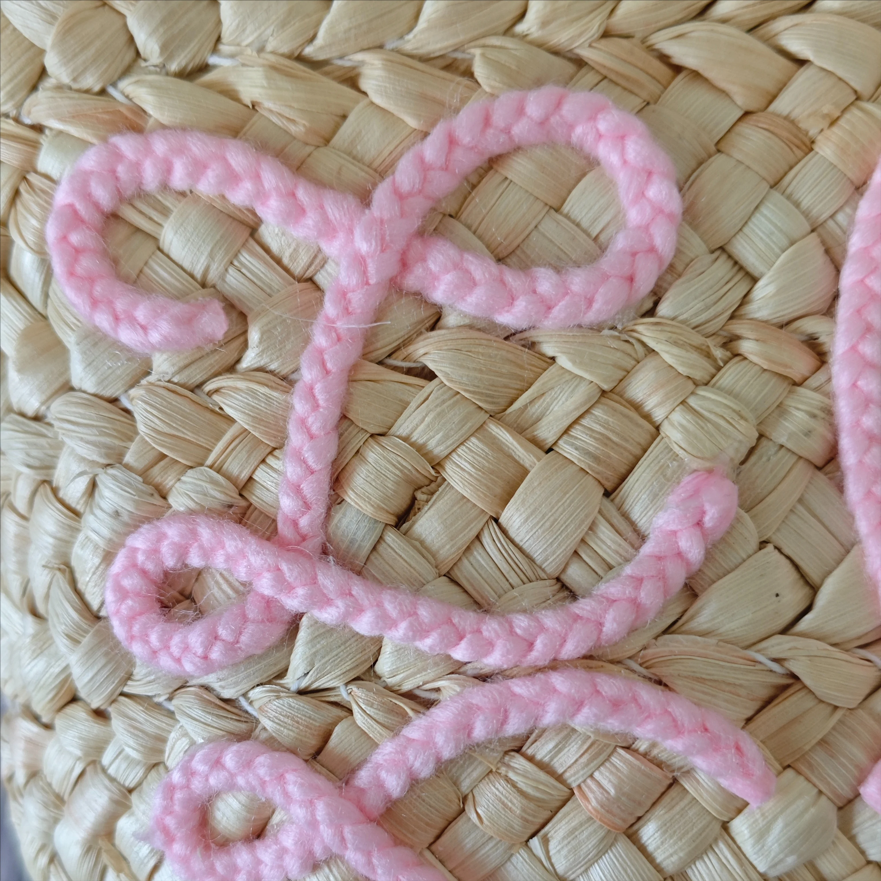 شخصية عيد الفصح حبل سلة مطرزة مع كرات ملونة البيض الصيد حفلة 2025 جديد حقائب يد منسوجة حقائب صغيرة يدوية الصنع