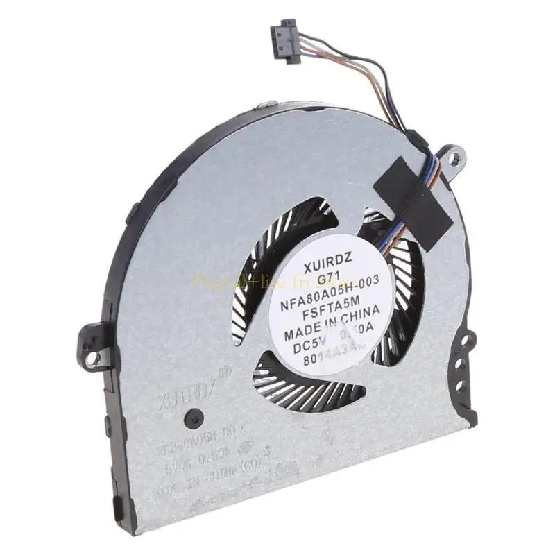 

E06D Replacement Metal Laptop CPU Cooling Fan for Pavilion 15-CC 15-CC708tx 15-CC715T