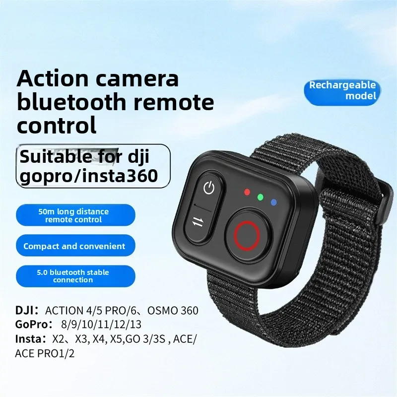 Bluetooth remote control for DJI Action6 Shadow Stone insta360 GoPro Action Camera Accessories