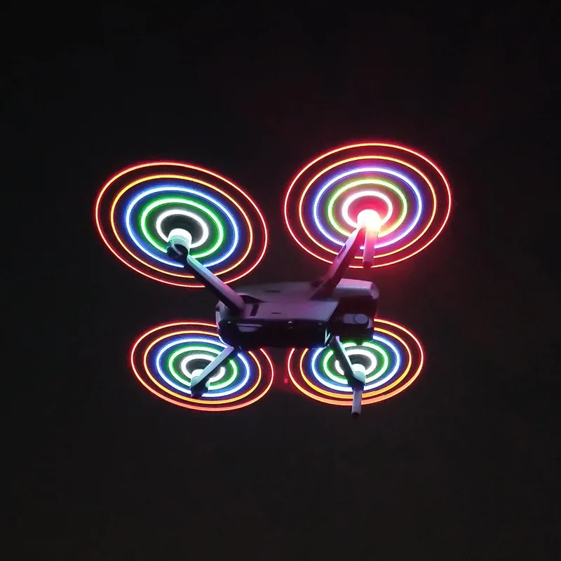 STARTRC MAVIC AIR2 drone LED luminous flash ring blade, mobile phone programming flash word confession blade
