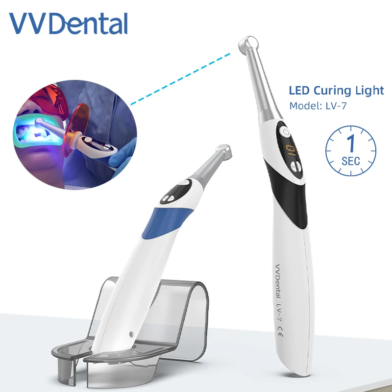 

VVDENTAL Dentistry Curing Light LED Light Materials 1s Curing Resin Filling Auxiliary Tool New Generation Curing Machine LV-7