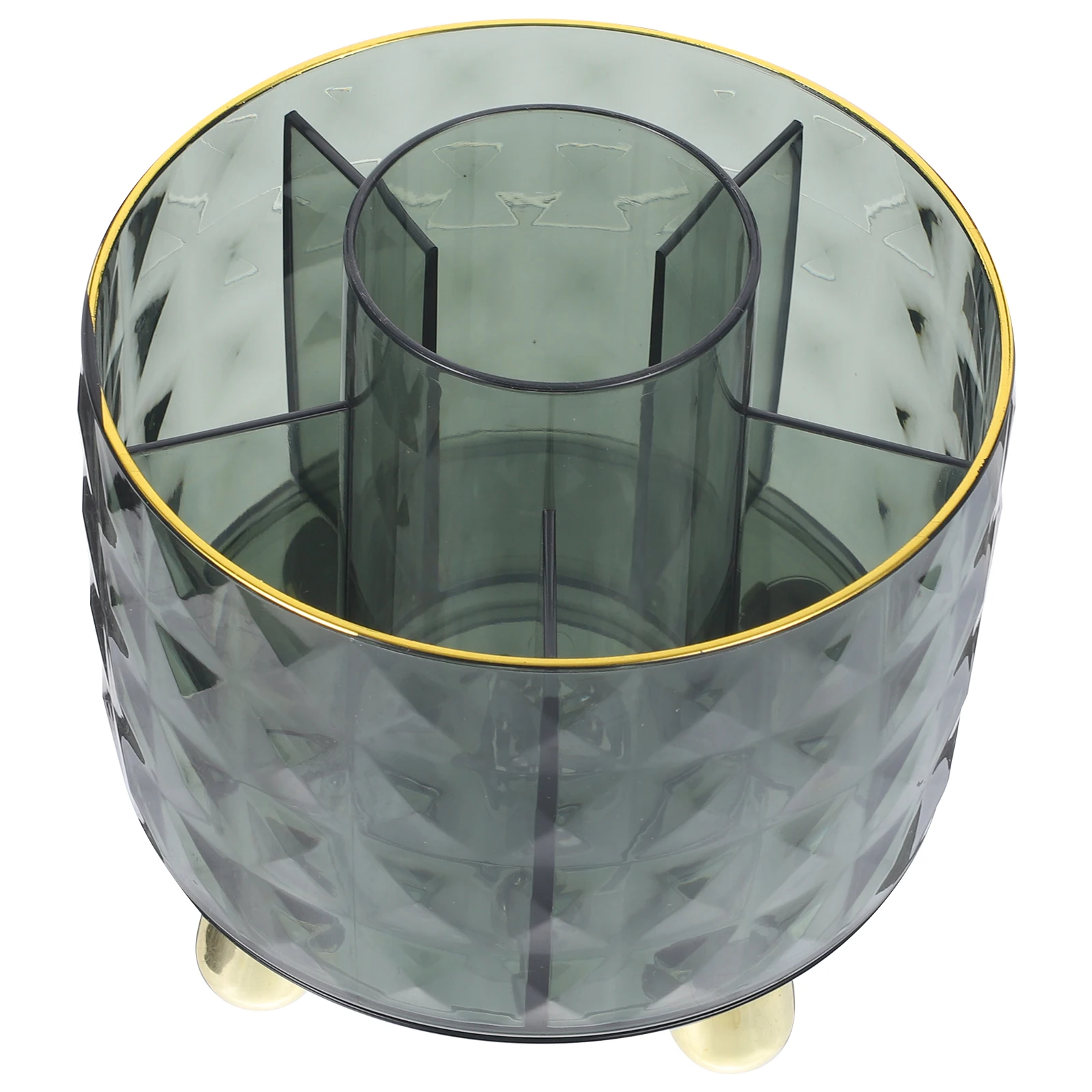 

Rotating Makeup Brush Storage Bucket Pen Holder for Desk Student Pencil Cup Plastic Container Organizer
