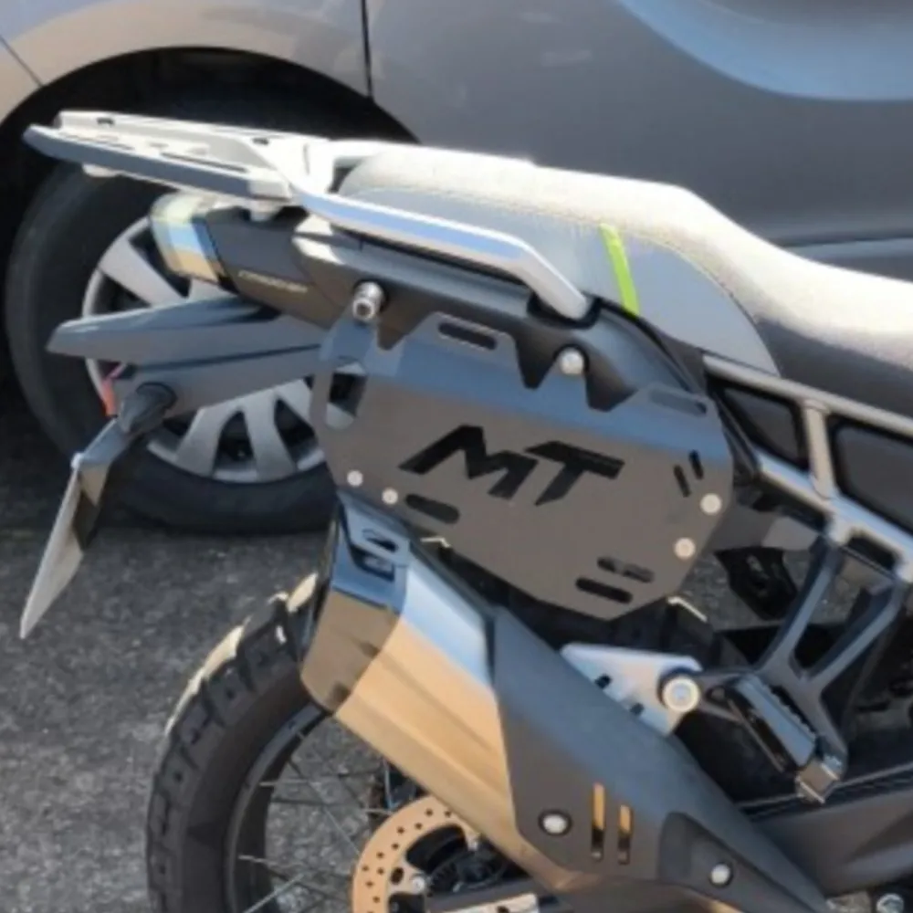 

2026 Saddlebag Side Box Bracket For CFMOTO 450 MT 450MT 2024 2025 Storage Bags Luggage Carrier Luggage Rack Sidebox Bag Brackets