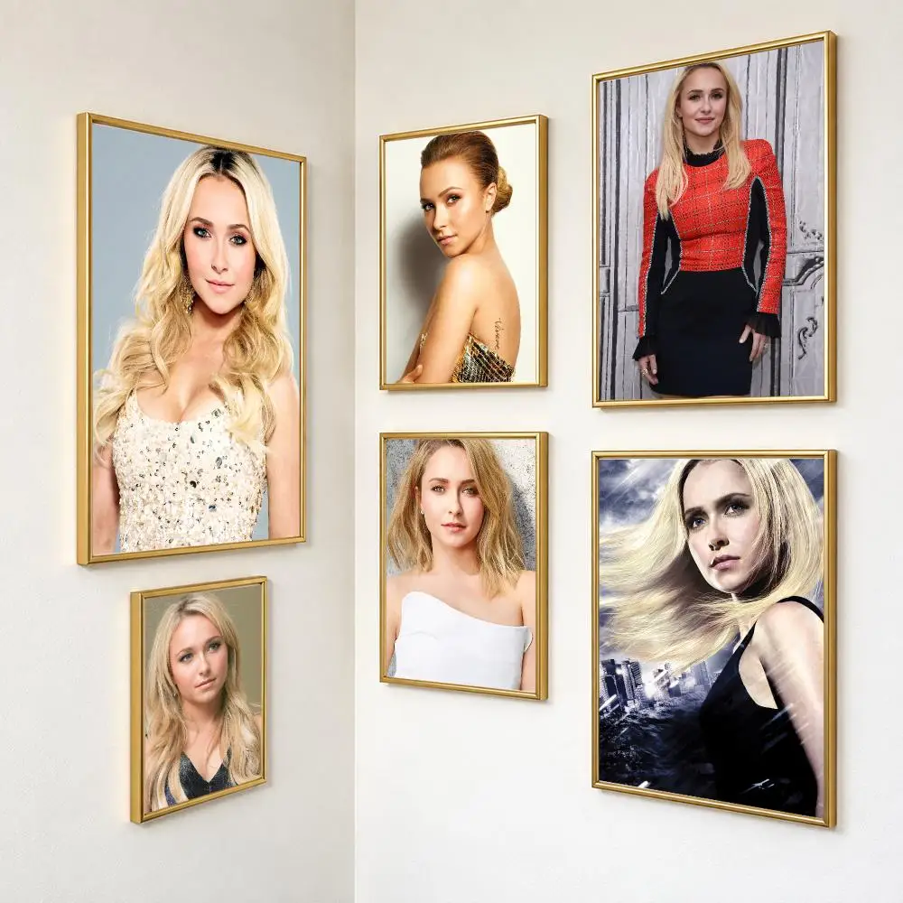 Radiant Stylish Actress H-Hayden Panettiere Poster Peel And Stick PP Series HD Frameless Wall Indoor Decor Gift