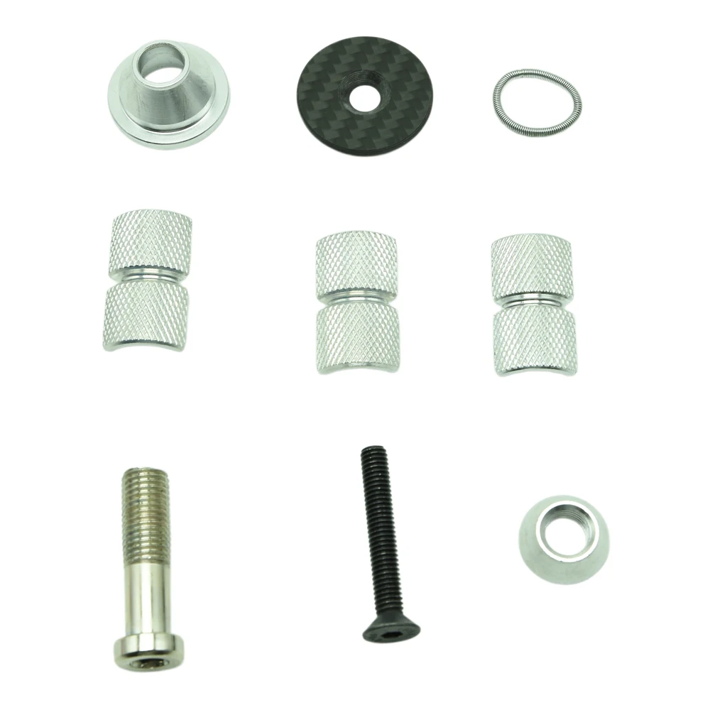 1-1/8 Zoll (28,6 mm) Fahrradgabel-Vorbau-Kompressionsstopfen, Steuerkopf-Oberteil, Sternmutter, Einstellbolzen, Expansionsbolzen – Detail 3