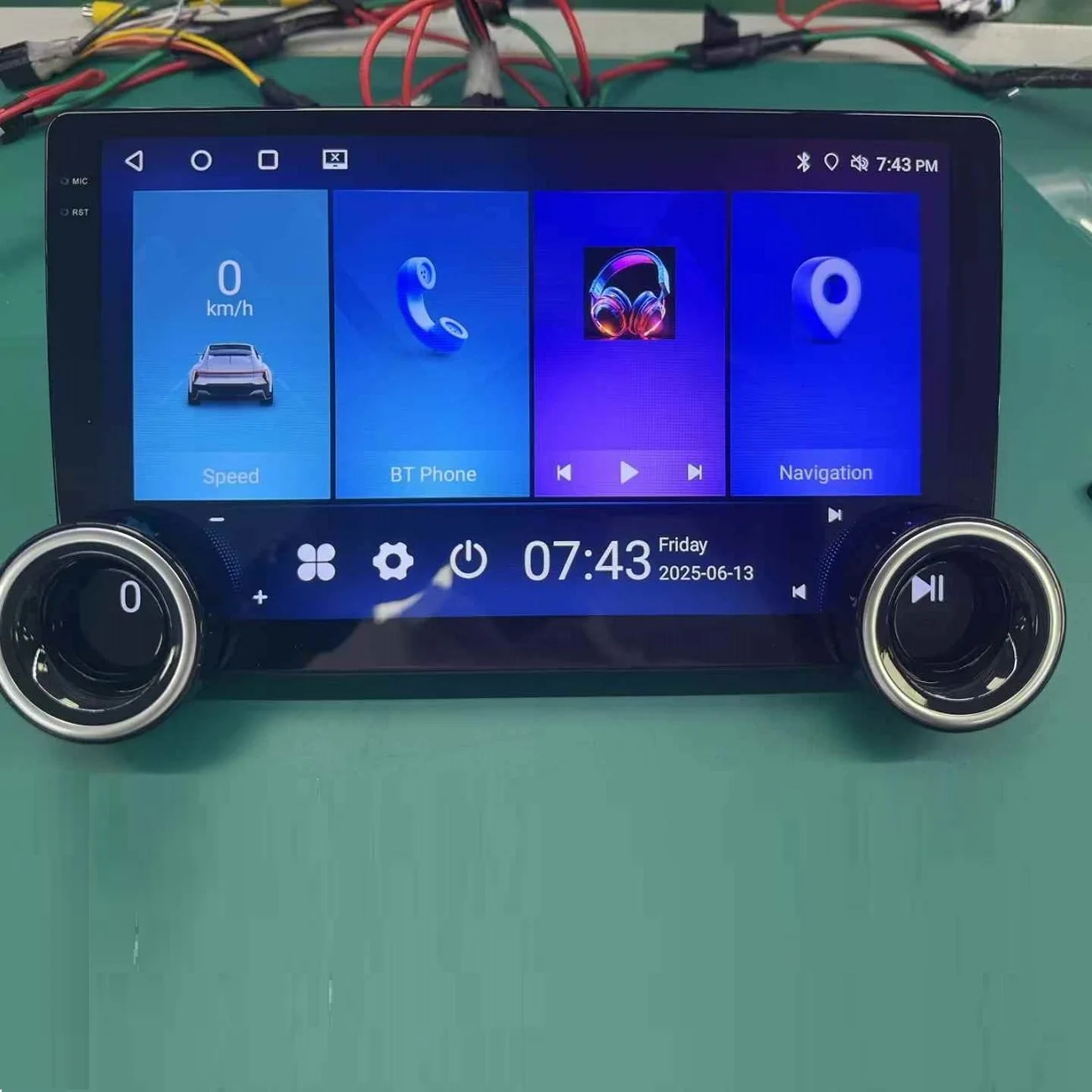 2026 10.1Inch Diamond X80S Dual Button Android Wifi T100 2+32G Autoradio Android Car Radio Machine