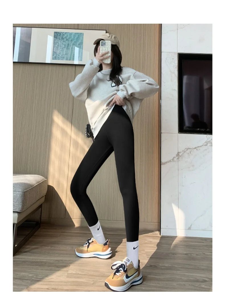 Pantaloni da yoga Ragazze Gamba larga Donna Vacanza Skinny Estate Versatile Irregolare Punk Out Beige All Match Sollevamento Campana Impiombato Neutro