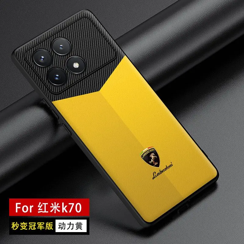 Case For POCO X6 Pro Redmi K70E New Fashion Champion Soft Leather Grain Protection Cover For Xiaomi POCO X6 Pro Redmi K70E