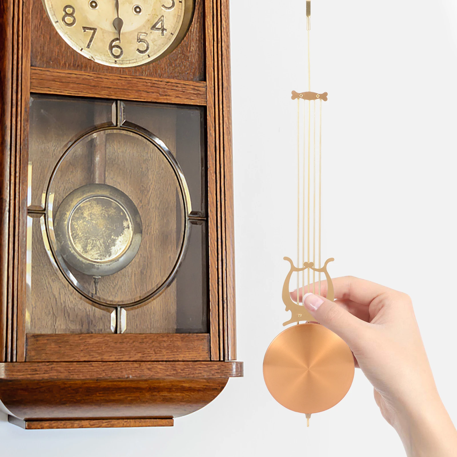 

Metal Pendulum for Wall Clock Replacement Parts Golden Color Modern Design Clock Mechanism Accessories DIY Home Decor