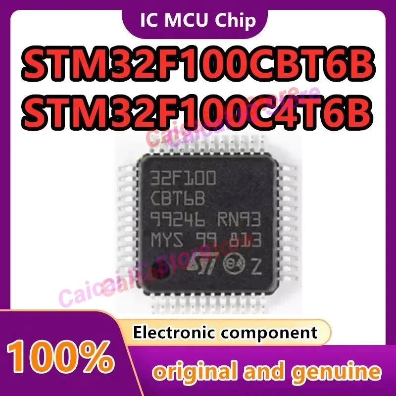 10PCS STM32F100C4T6B STM32F100C6T6B STM32F100C8T6B STM32F100CBT6B STM32F103C4T6A STM32F103C6T6A STM32F103C8T6 STM32F103CBT6  IC