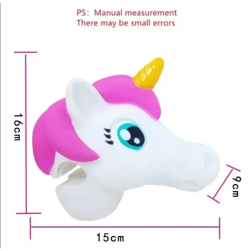 Manubrio per scooter unicorno 1PC per bambini Testa di bicicletta Cavallo giocattolo Bicicletta Scooter Accessori bici Manubrio Regali di compleanno